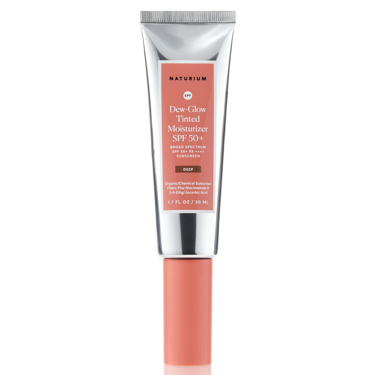 Naturium front packaging showing product tube and branding with SPF benefit