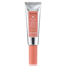 Naturium front packaging showing SPF 50+ and dewy tint benefits