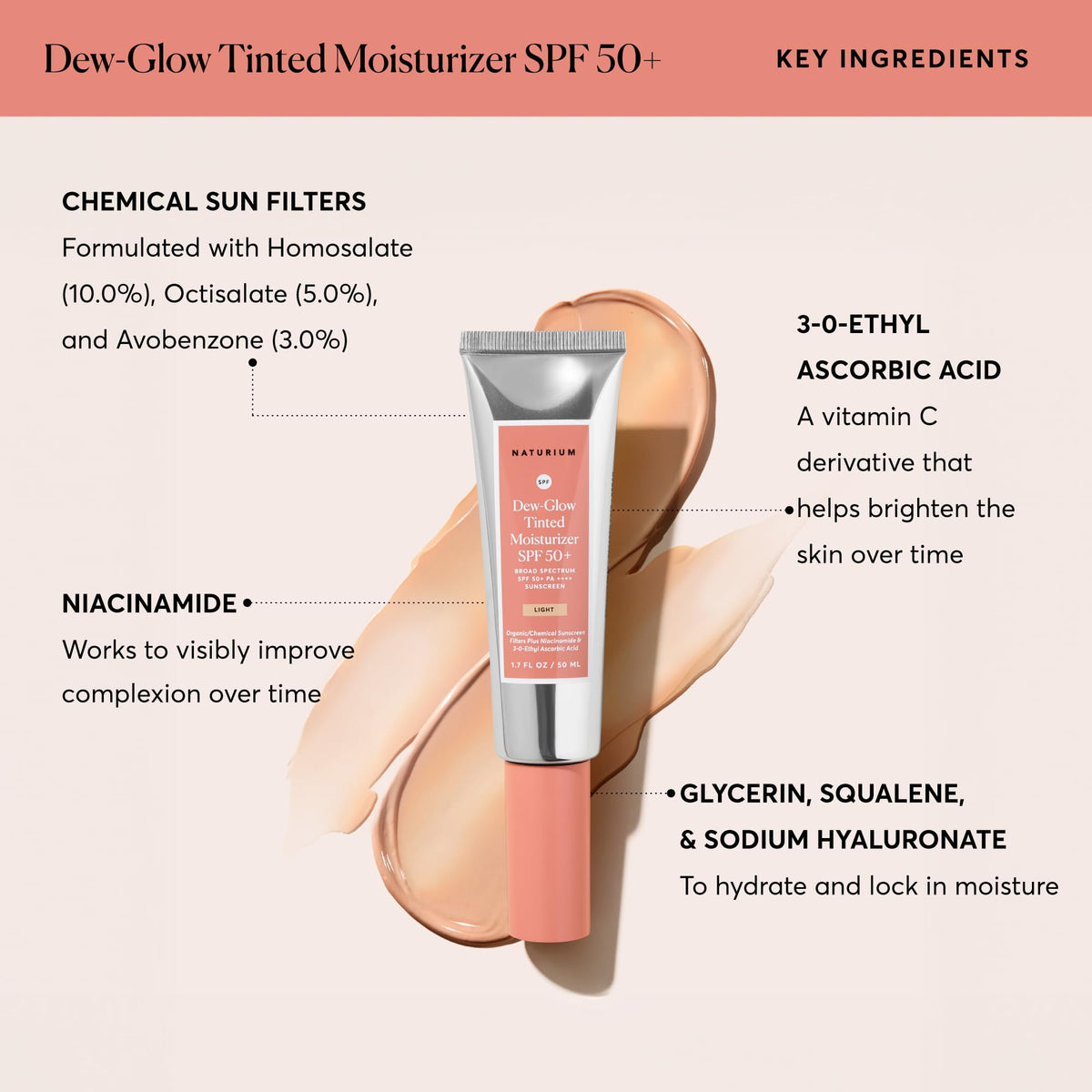 Naturium 1.7 oz size comparison for travel-friendly sunscreen moisturizer