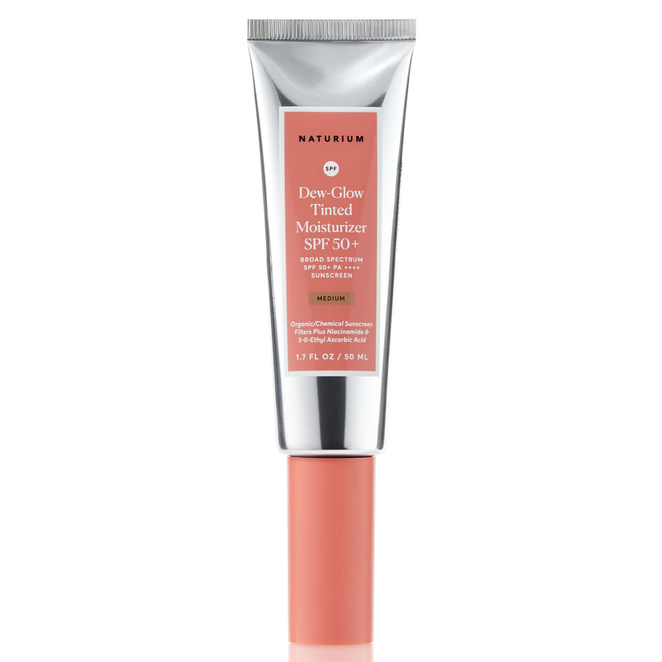 Naturium front packaging showing the medium tinted moisturizer and SPF benefit