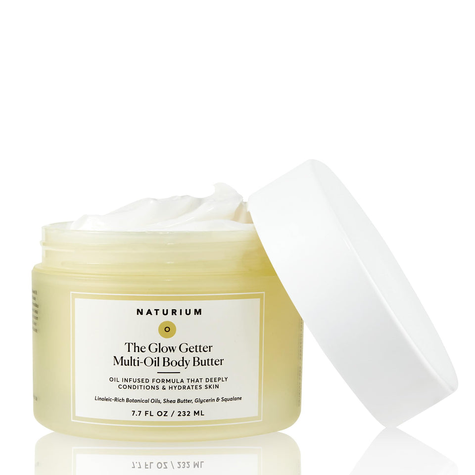 Naturium front packaging shows jar and glow‑enhancing moisturizer benefits