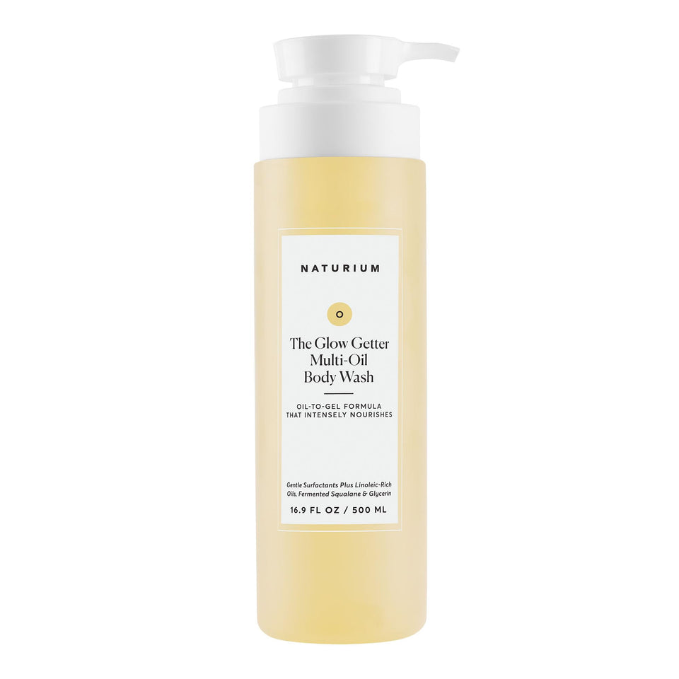 Naturium front bottle showing Glow Getter label and size for clear product ID and appeal