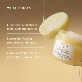 Naturium sugar crystal close-up showing gentle exfoliation benefit