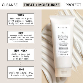 Naturium pump top dispensing lotion for easy, controlled application benefit