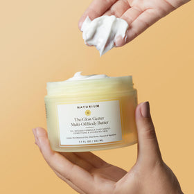 Naturium product label highlighting ingredient blend and pH‑balanced benefit