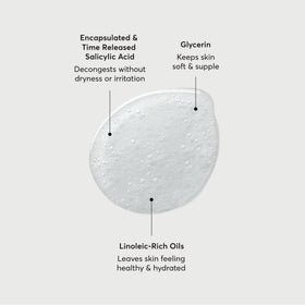 Naturium label closeup highlighting active ingredients and clarity benefit
