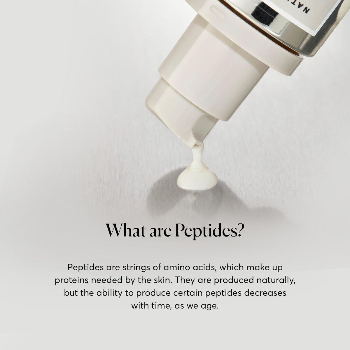 Naturium serum on bathroom vanity in lifestyle scene for daily routine