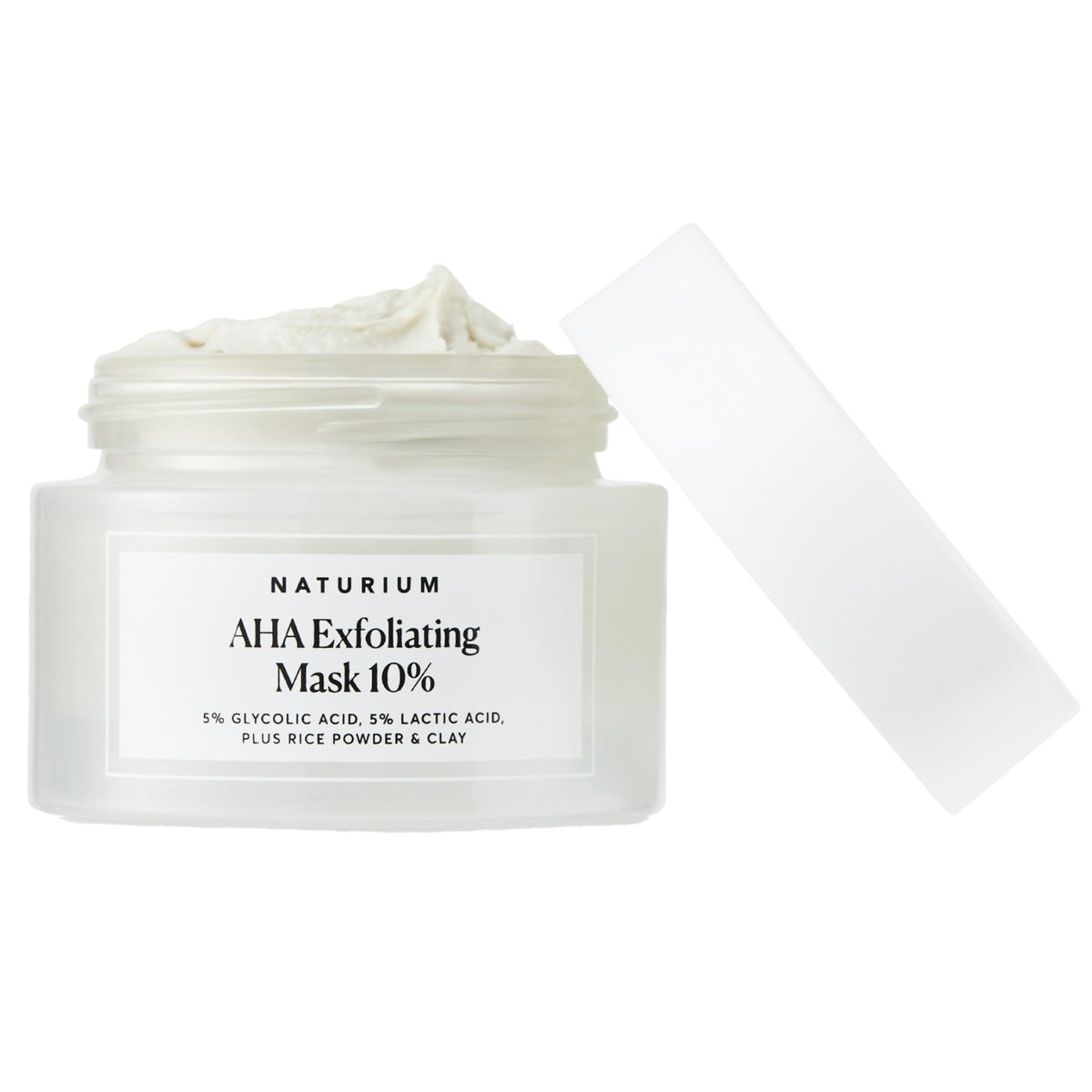 Naturium mask front packaging showing product name and benefits for clear skin