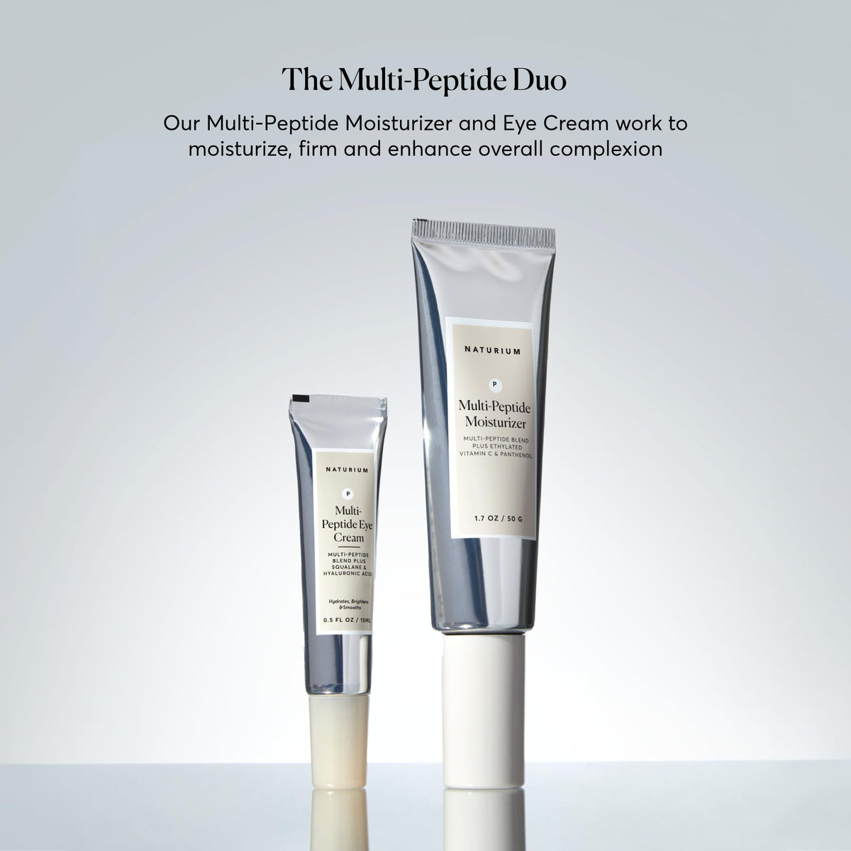 Naturium moisturizer on bathroom counter in lifestyle scene showing daily use