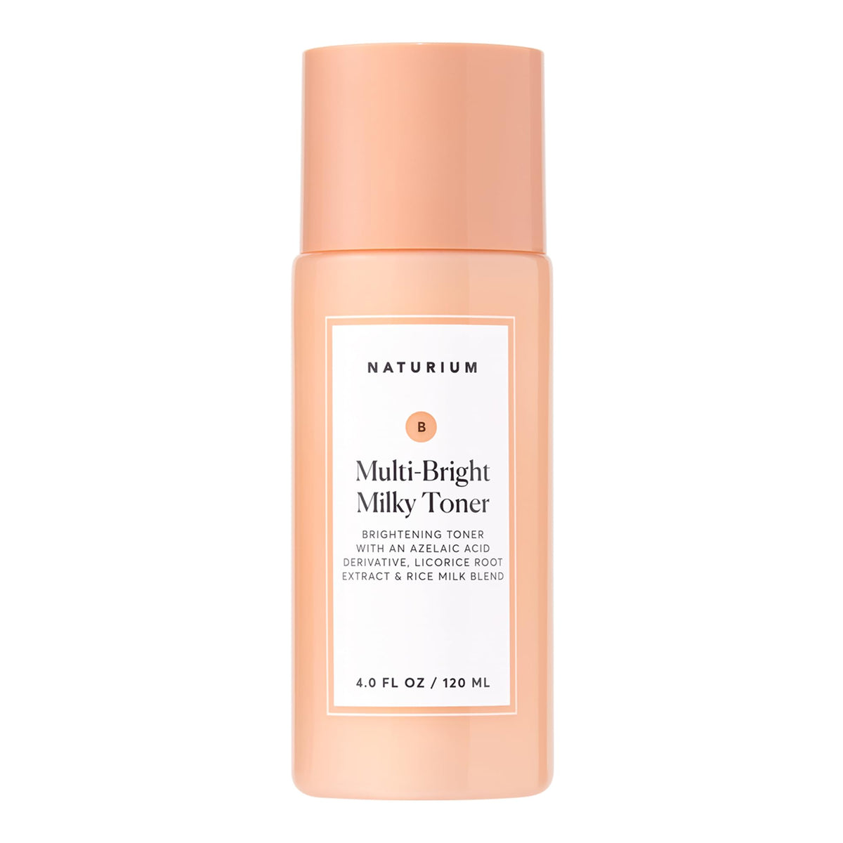 naturium front packaging showing toner bottle for clear identification and shelf presence