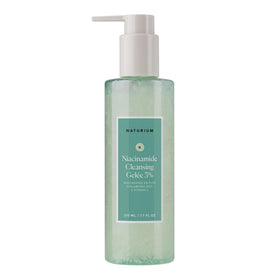 Naturium front bottle view showing cleanser and 7.1 oz size benefit
