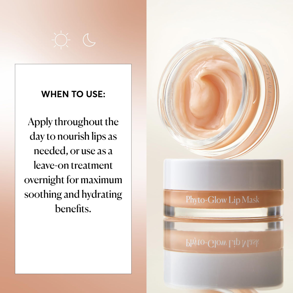 Naturium balm being applied to lips to demonstrate smooth hydration