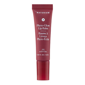 Naturium Phyto-Glow front packaging showing glossy tube and branding benefit: portable shine