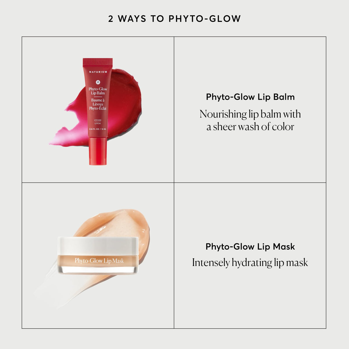 naturium lip balm in a purse with mirror suggesting on-the-go hydration benefit