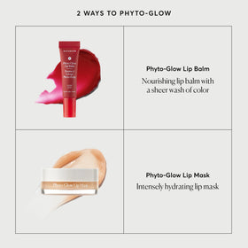 naturium lip balm in a purse with mirror suggesting on-the-go hydration benefit