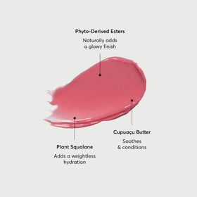 Naturium open tube revealing balm bullet and cushiony consistency for quick use