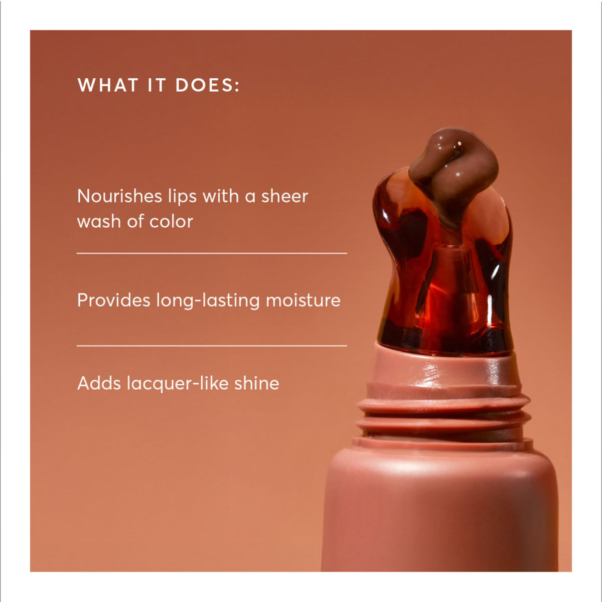 Naturium lip balm twist-up applicator in spice demonstrating easy application benefit