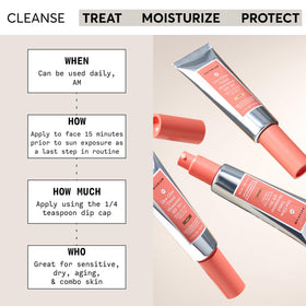 Naturium before-and-after primed face showing subtle evening and glow
