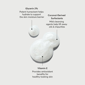 Naturium pump dispensing creamy lather for easy use and smoother skin