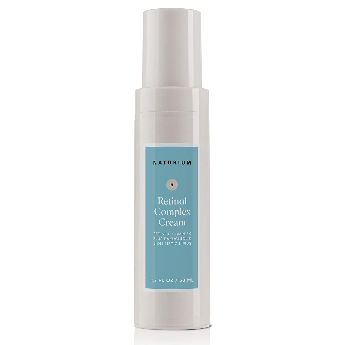 Naturium boxed product and jar presenting dermatologist-tested, clean formula