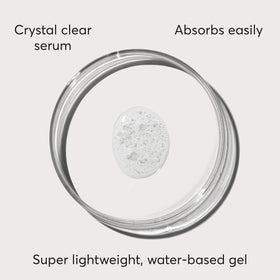 Naturium dropper dispensing serum texture highlighting smooth absorption