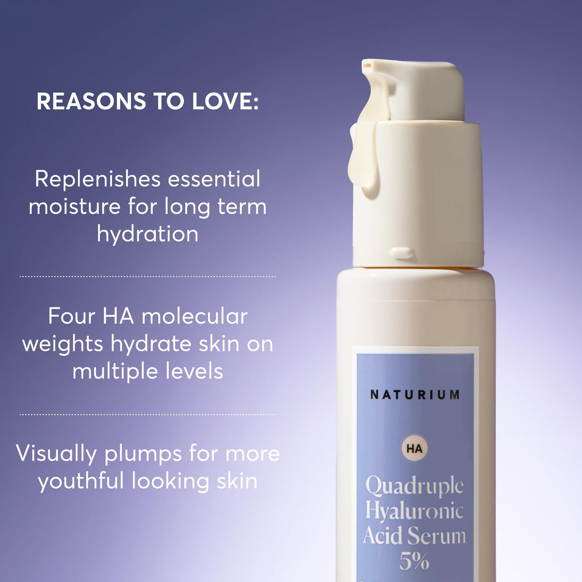 Close-up of Naturium gel texture on fingertips showing lightweight hydration