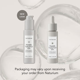 Naturium serum texture closeup highlighting smooth consistency and gentle exfoliation