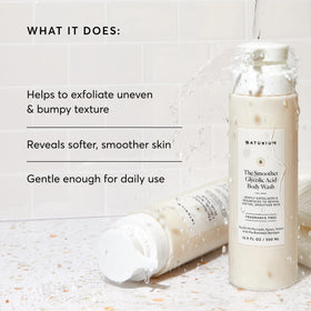 Naturium lather foam texture close-up illustrating gentle cleansing action