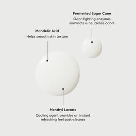 naturium texture foam close-up illustrating rich lather and effective cleanse