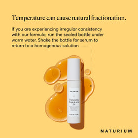 Naturium close-up of serum texture on dropper for smooth application