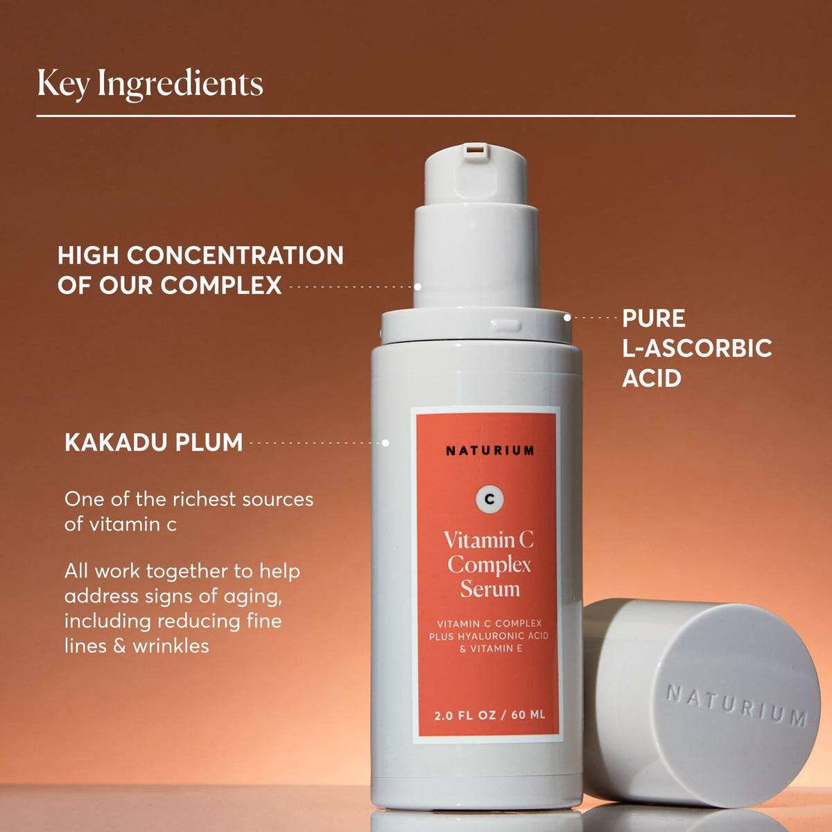 Naturium serum staged on bathroom counter showing daily routine compatibility