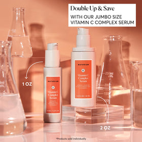 Naturium pump dispensing serum illustrating easy, controlled application benefit