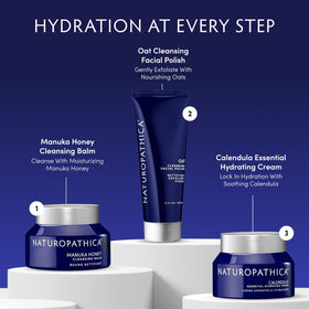 Naturopathica balm after adding water, emulsified into lotion for easy rinsing