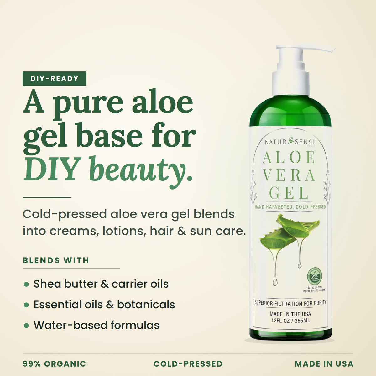 NaturSense cooling after‑sun gel applied to shoulder to soothe and hydrate