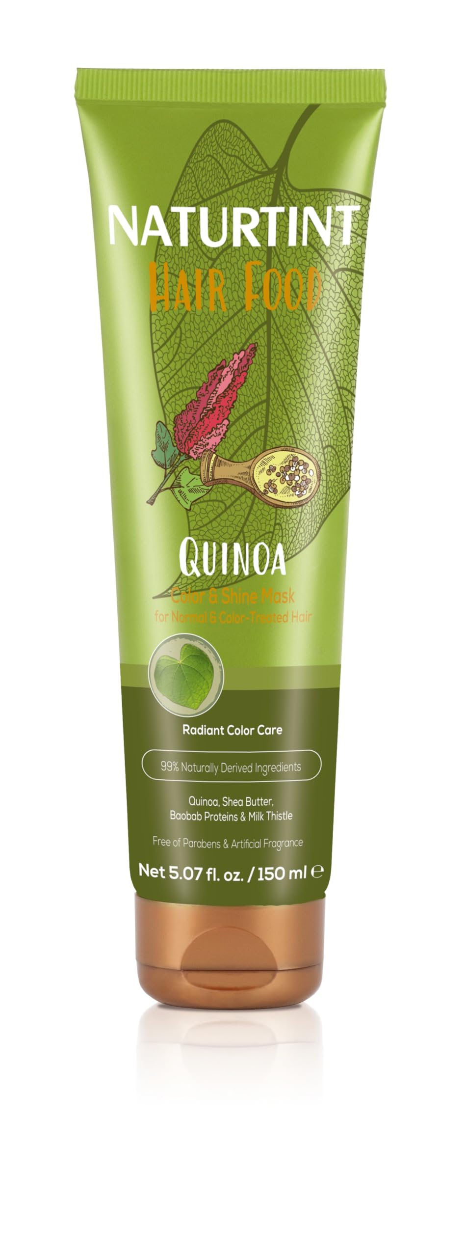 Naturtint jar front view showing label and size, highlights nourishing formula
