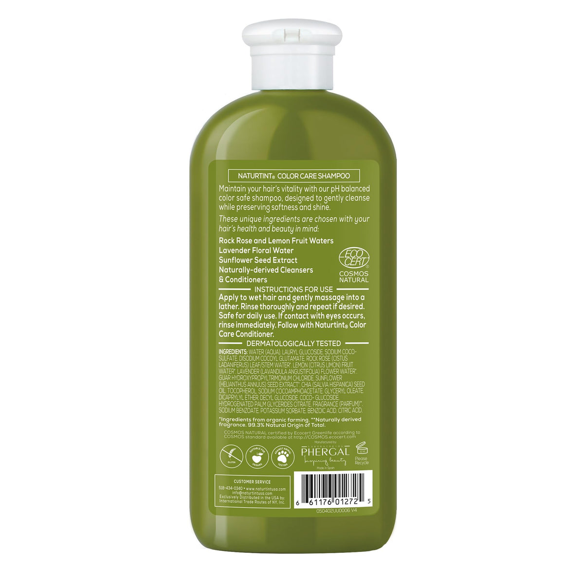 Naturtint shampoo lather close-up, showing gentle foam and cleansing benefit