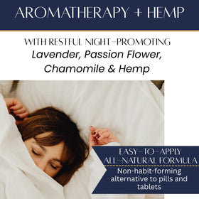 Naturulz Ugli Butter cream on hand being massaged in to soothe muscles and relax before bed