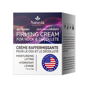 Natuvia open jar texture close-up displaying smooth fast-absorbing cream