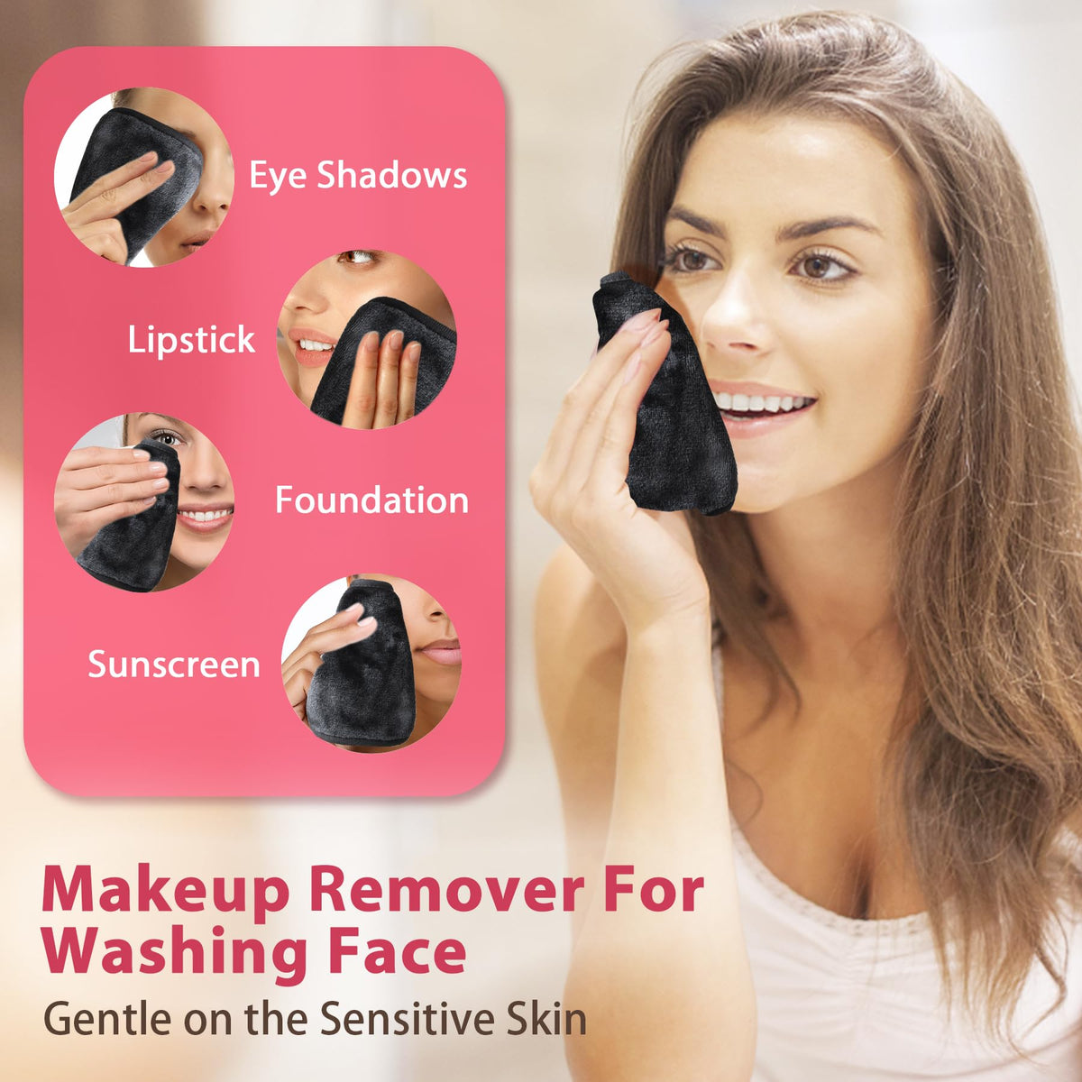 Natwag microfiber close-up showing soft fibers for effective gentle cleansing