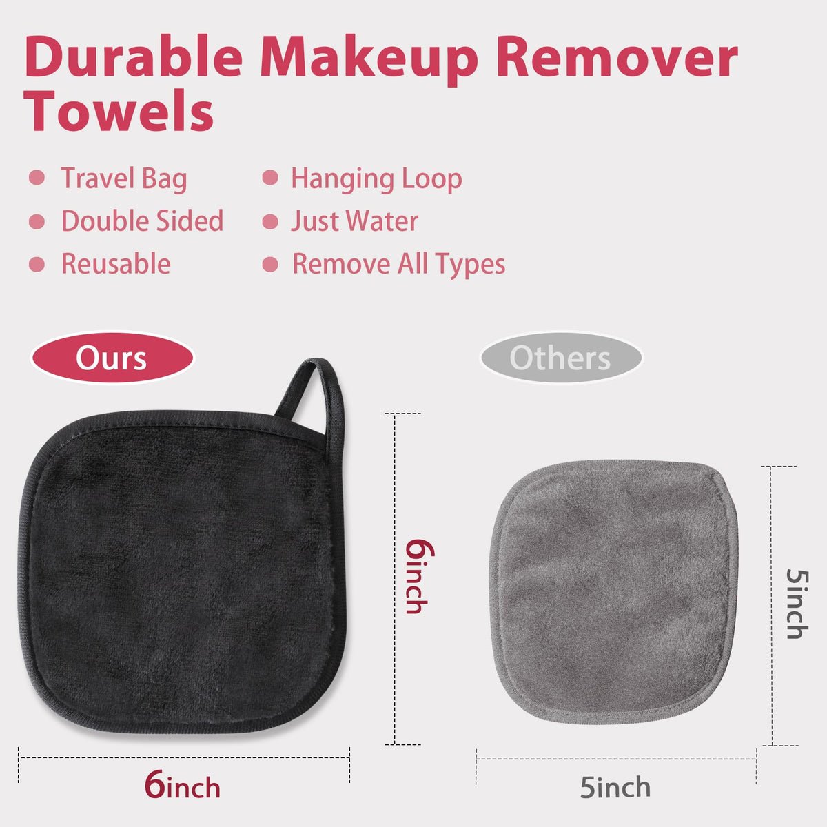 Natwag cloth beside disposable wipe illustrating waste reduction benefit