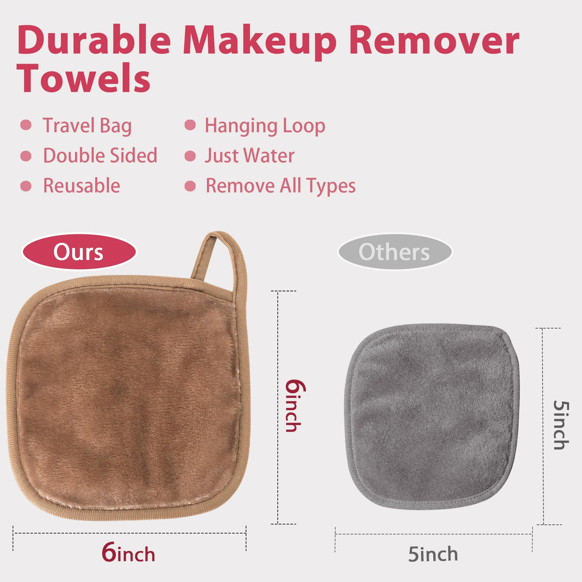 Natwag size comparison with coin showing 6x6 inch portability