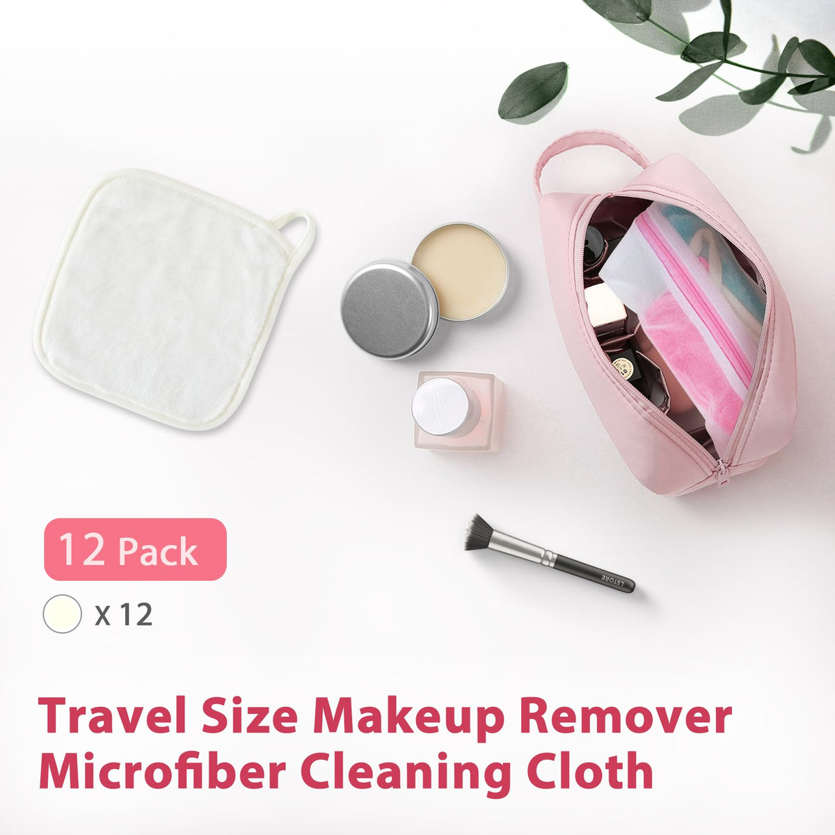 Natwag demo on face using damp cloth to remove makeup gently and quickly