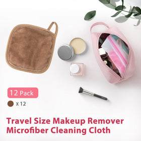 Natwag wet cloth removing makeup demonstrating effective cleanup