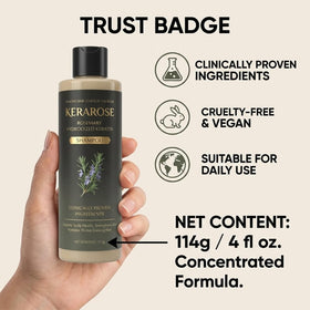 Naxifaxl Kerarose rosemary extract ingredient image suggesting scalp refresh