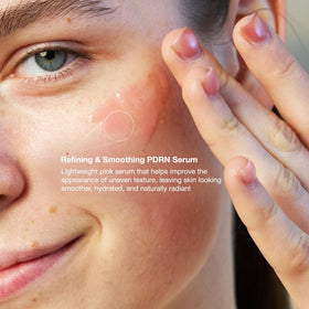 NAYROSA bottle next to moisturizer demonstrating layering compatibility benefit