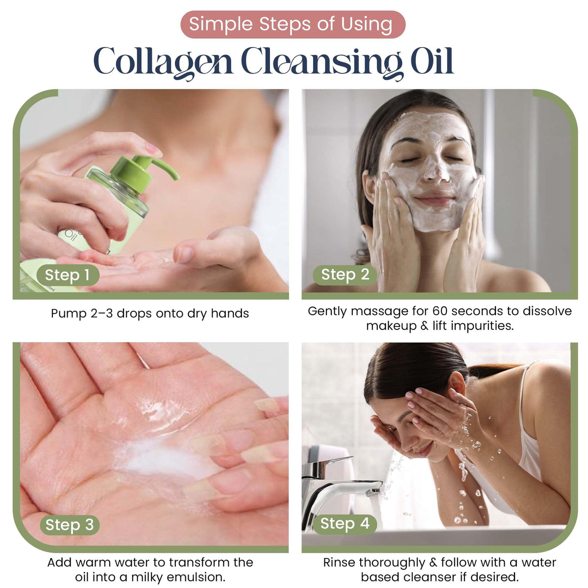 NAYROSA oil texture droplet on hand demonstrating lightweight feel