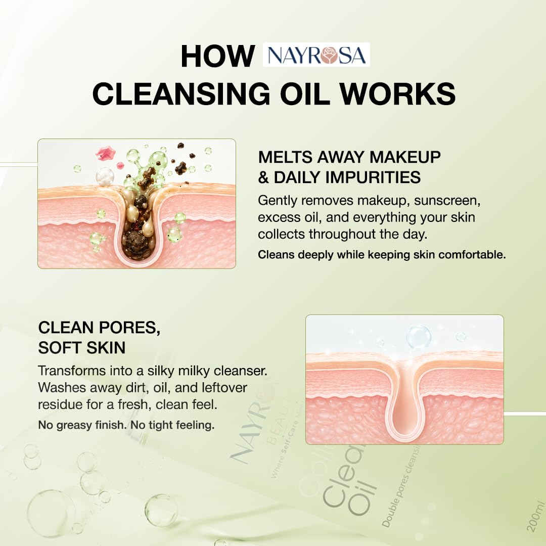 NAYROSA removing waterproof mascara gently and effectively