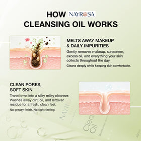NAYROSA removing waterproof mascara gently and effectively