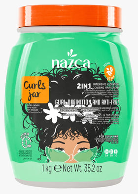 NAZCA jar front view showing label and large size for long-lasting hydration