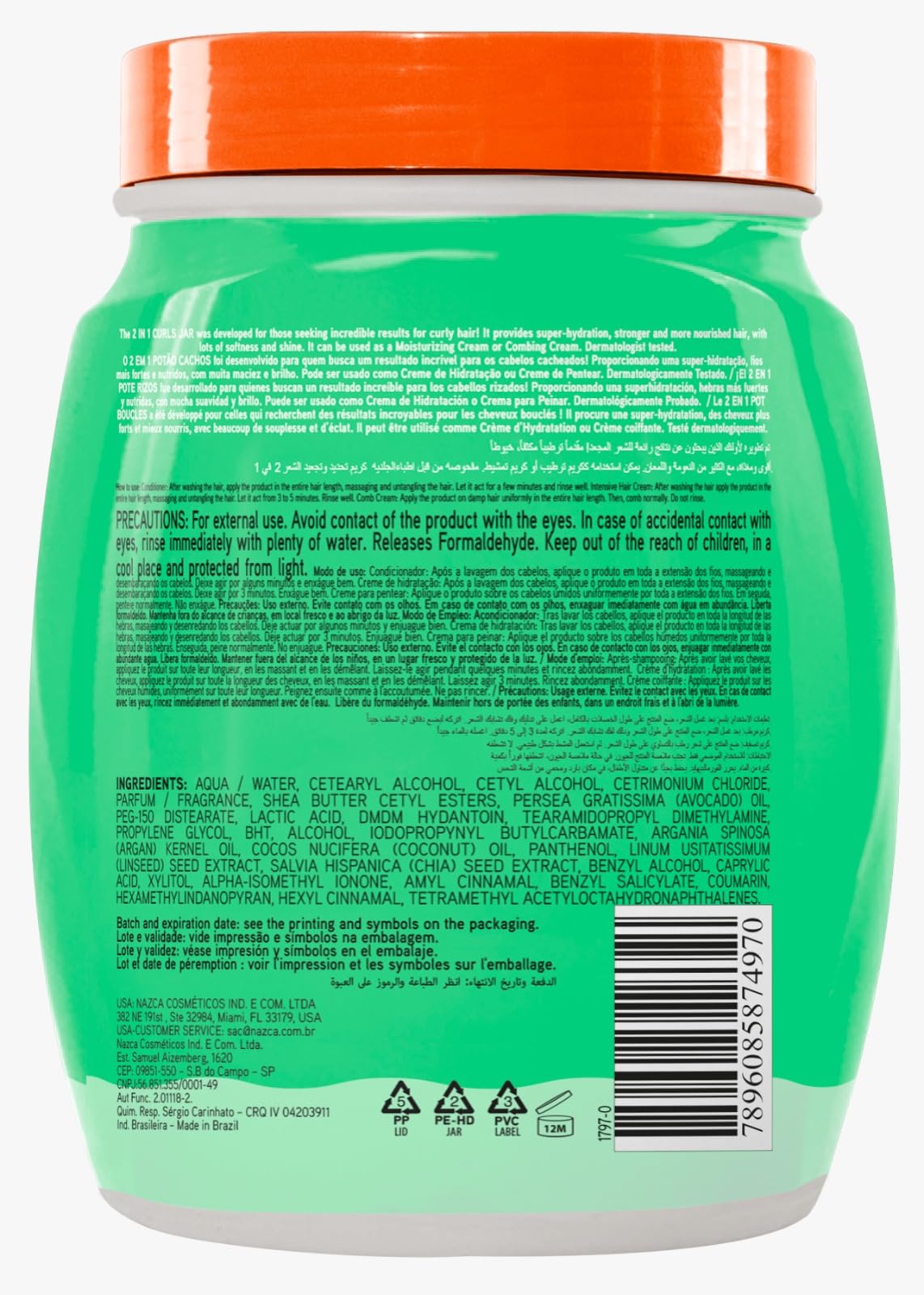 NAZCA applied to damp curls in bathroom showing defined, frizz-controlled results